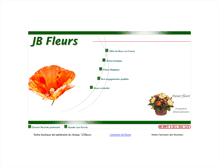 Tablet Screenshot of jbfleurs.com